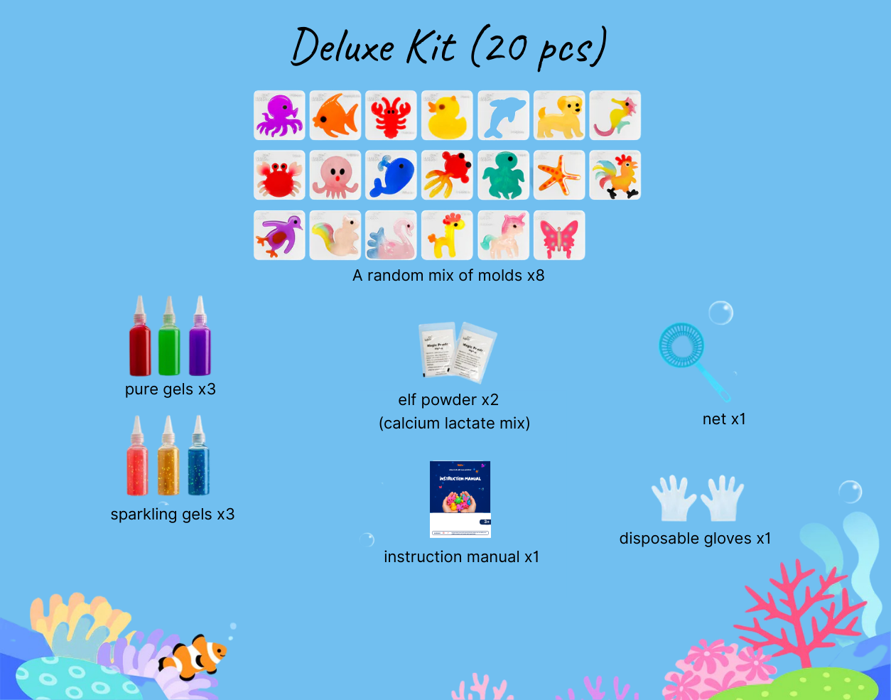 Magic Water Elf Kit (20 Pcs)