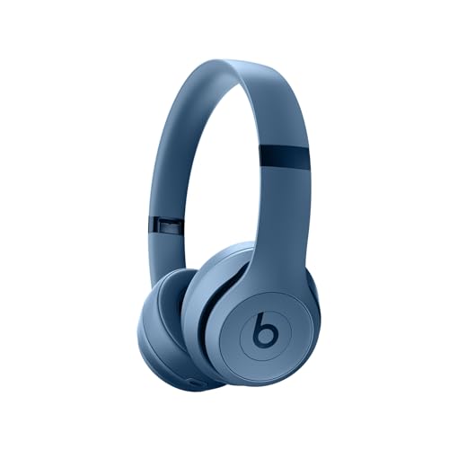 Beats Solo 4 - Wireless Bluetooth On-Ear Headphones. Apple & Android Compatible. Up to 50 Hours of Battery Life - Slate Blue