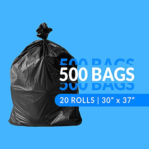 Reli. 16-25 Gallon Trash Bags | 500 Bags | Black | Home. Kitchen | Strong | Garbage