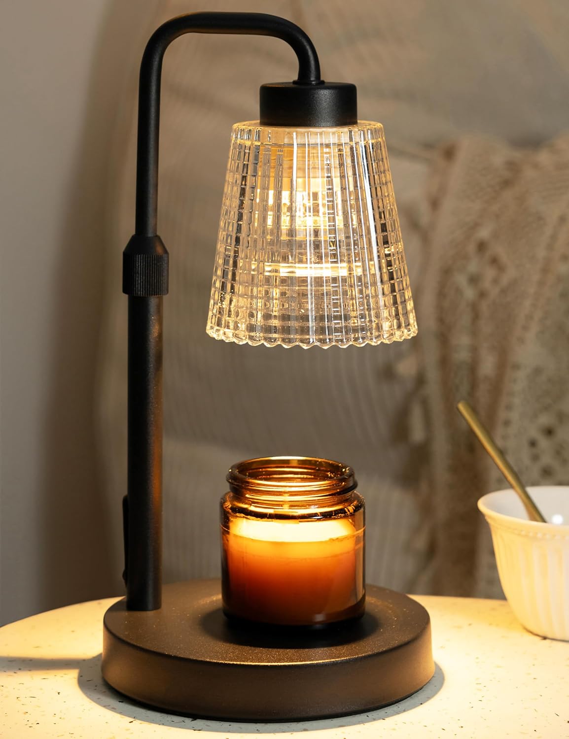 Candle Warmer Lamp with Timer Dimmable. Birthday Gifts for Women Mom. House Warming Gifts New Home Decor. Wax Melt Warmer for Jar Candles with 2 Bulbs